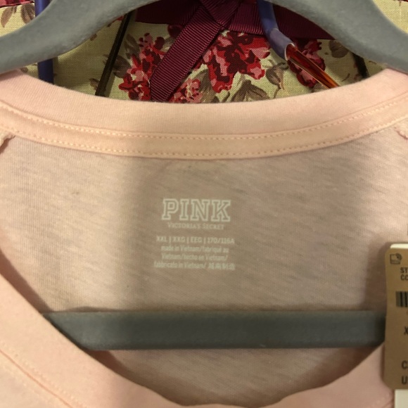 PINK by Victoria's Secret Size XXL Light Pink Gradient Tee - Picture 2 of 4